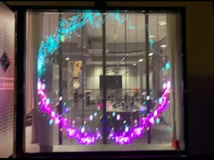 Дисплей с светодиодной сеткой для использования стекла окна, наружная реклама